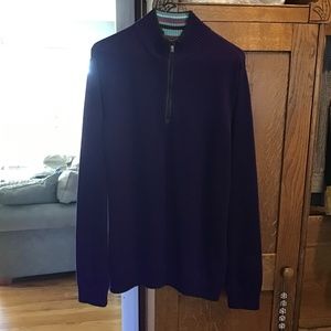 Robert Graham men’s quarter zip sweater